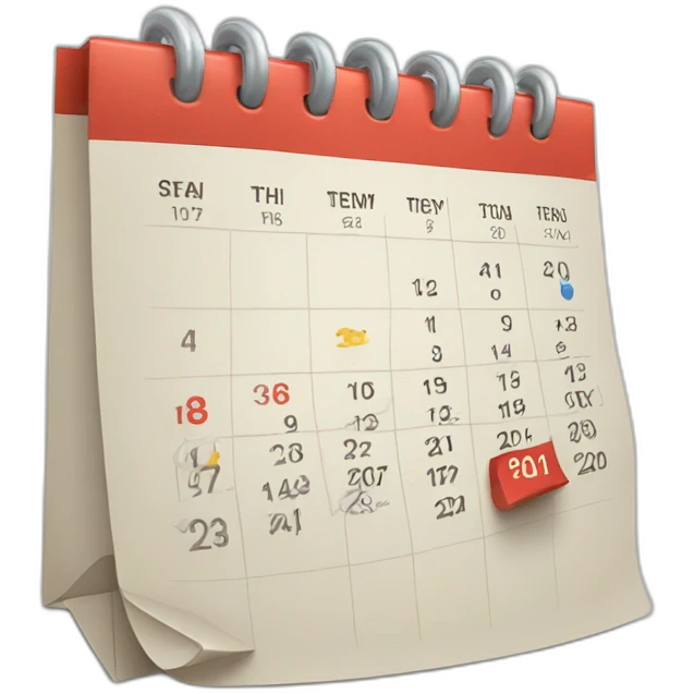 Calendar emoji