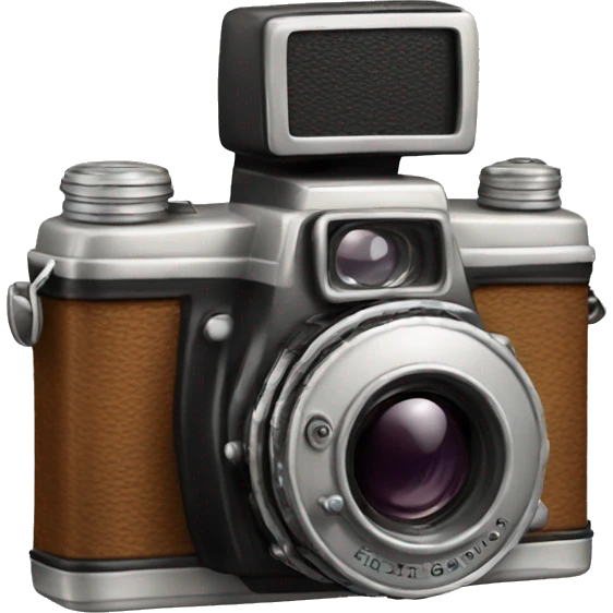 create a vintage photocamera emoji
