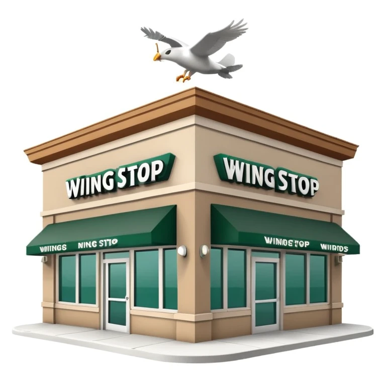 Wingstop restaurant  emoji