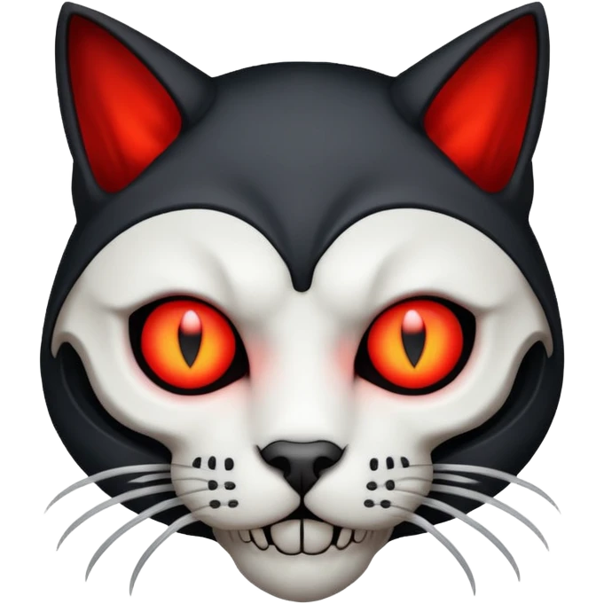 Grim reaper cat head emoji