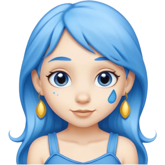 Smurfette emoji