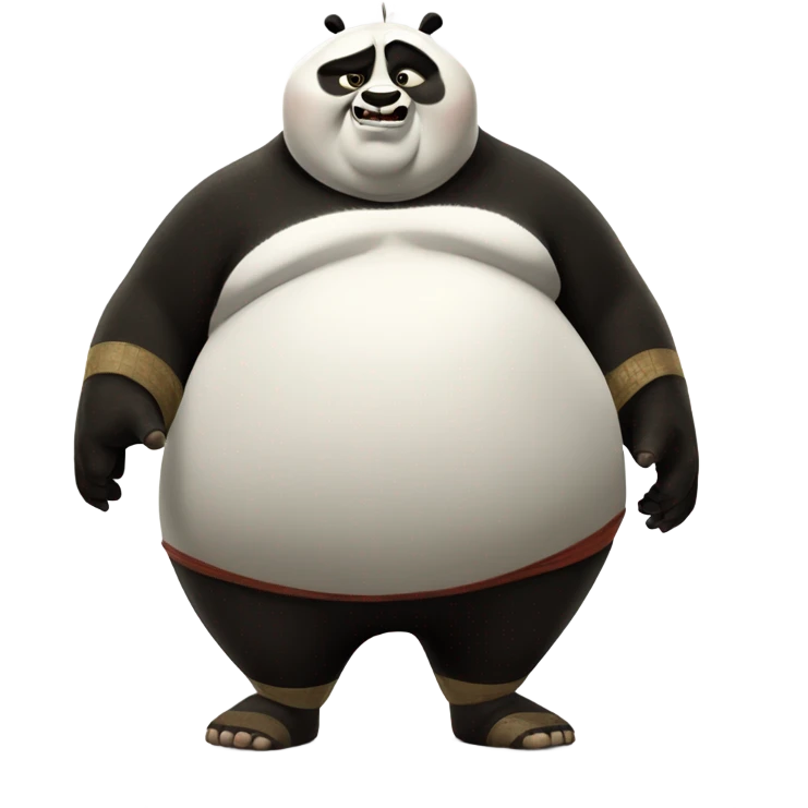 Fat Po from Kung fu panda  emoji