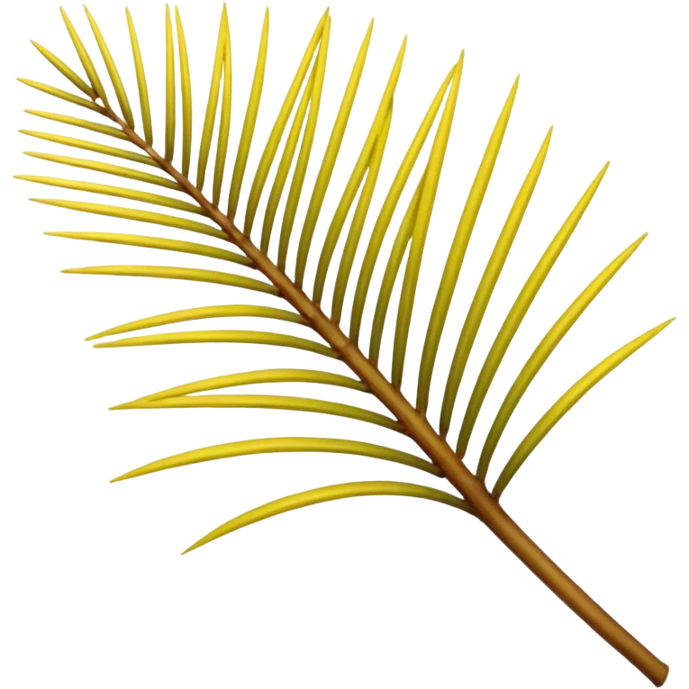 pine needle emoji, yellow emoji