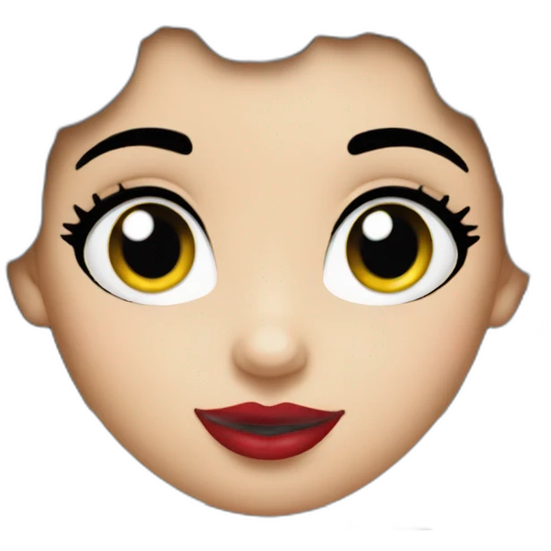 Betty boop emoji