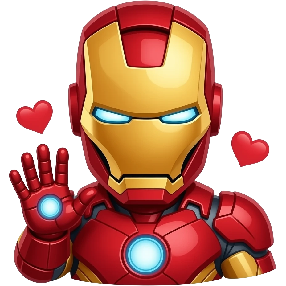 Iron Man love emoji