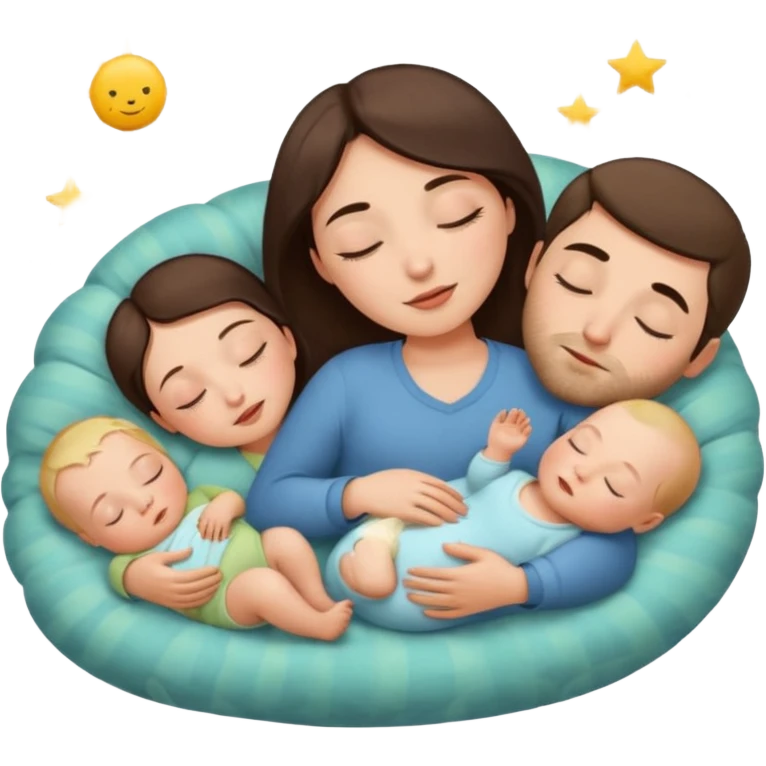 Femme Marie, homme Joseph, et le petit bébé Jesus, et les animaux font tous dodo emoji
