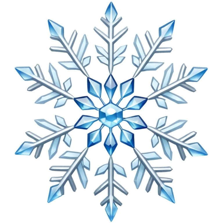 Snowflake and wind emoji