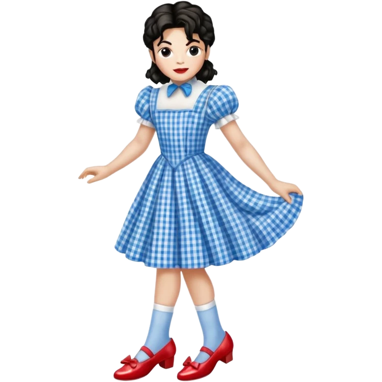 Michel Jackson as Dorothy from the wizard of oz emoji