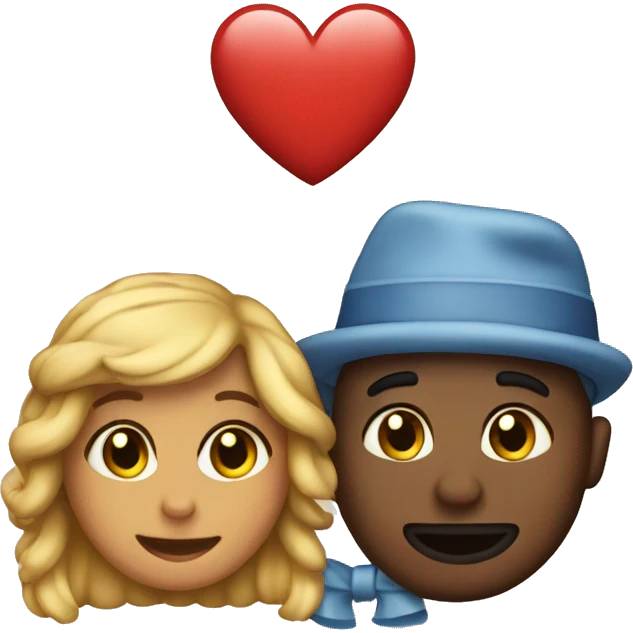 Christmas and Hanukkah in love emoji