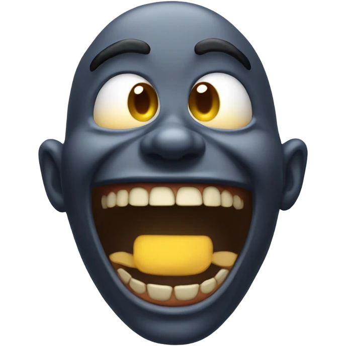 freaky laughing scary terrifying giggling emoji emoji