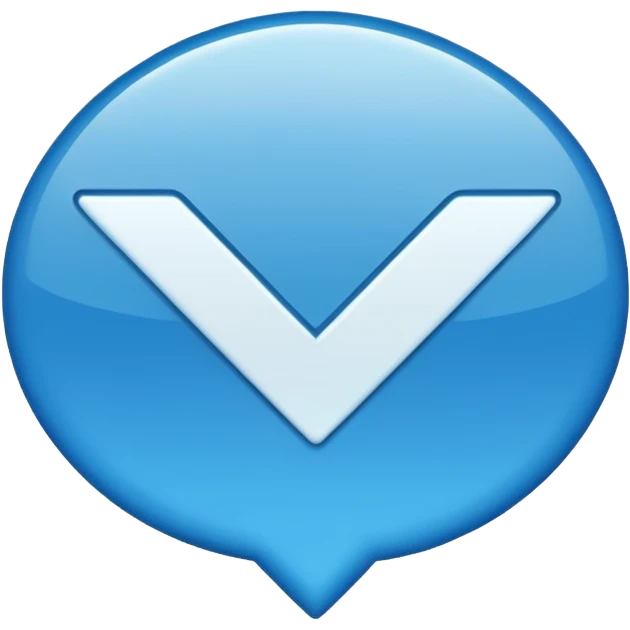 Mavi tikMavi tik emoji