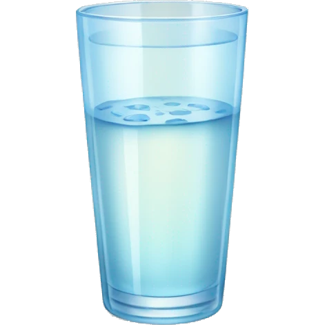 glass of water emoji