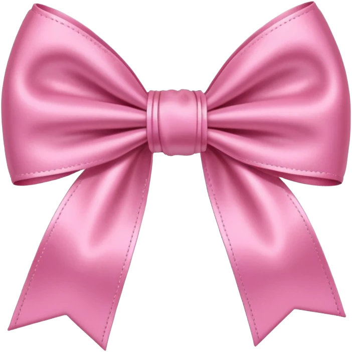 Pink bow emoji