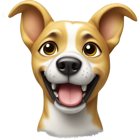 dog with banana emoji