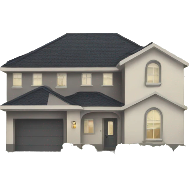 Modern house  emoji