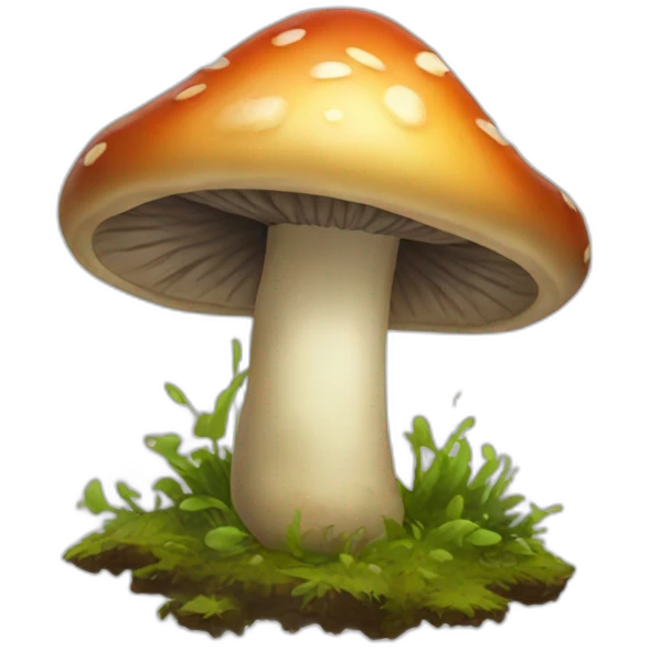 Rotten mushroom emoji