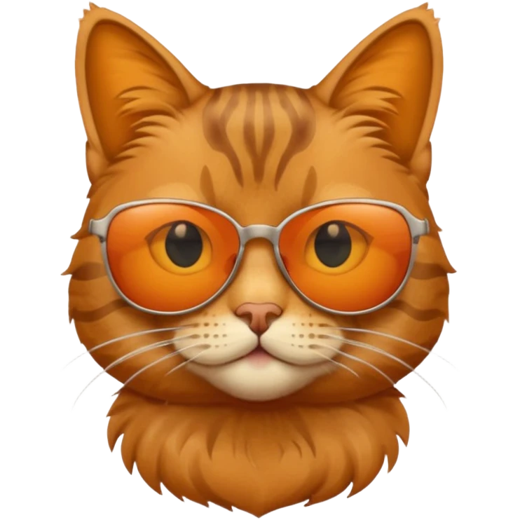 Cat wearing sunglasses emoji