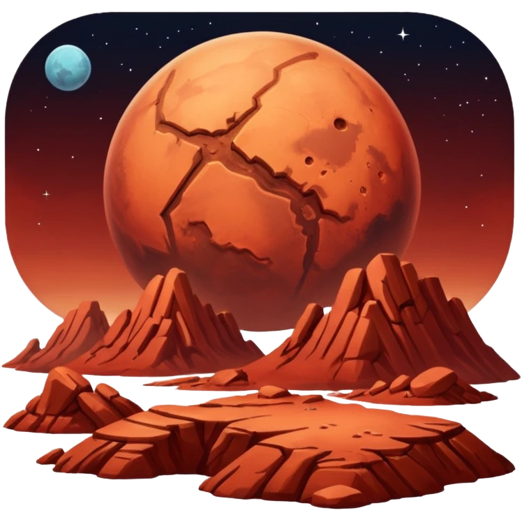 red planet emoji