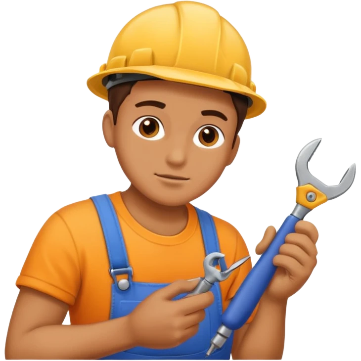 person Repairing a tool emoji