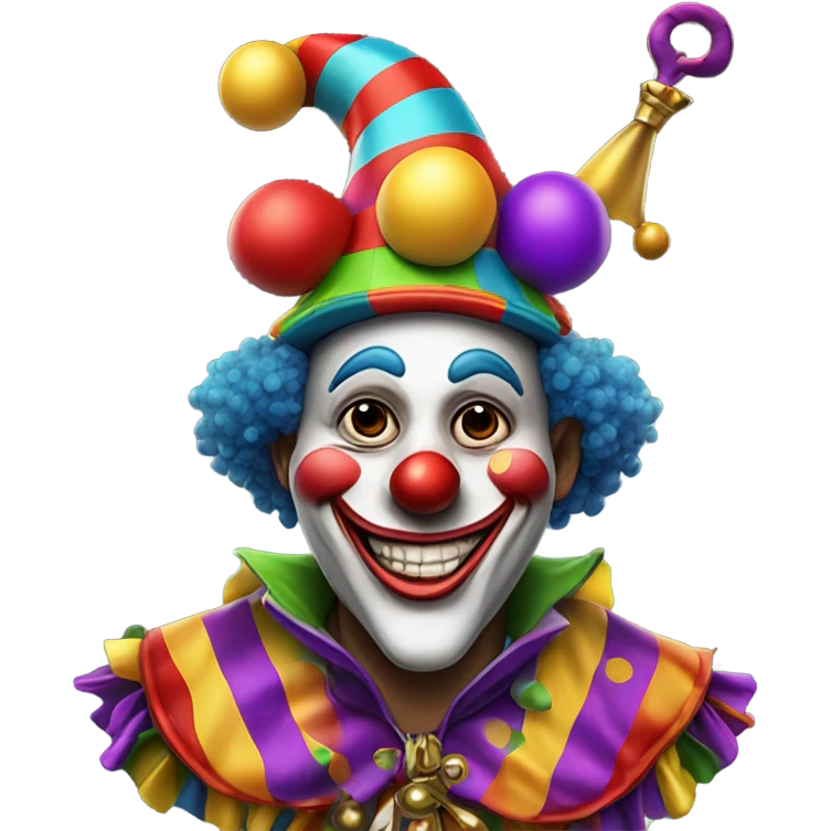 Clown jester emoji