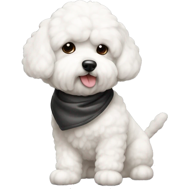 Bichon maltés fumando en pipa emoji
