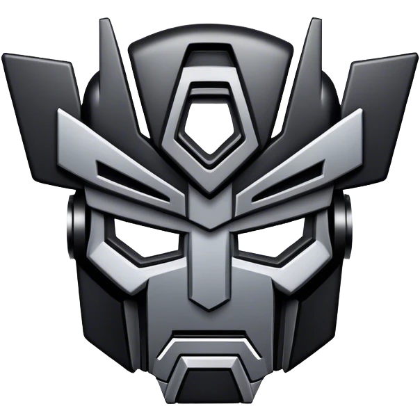 autobot sign black emoji