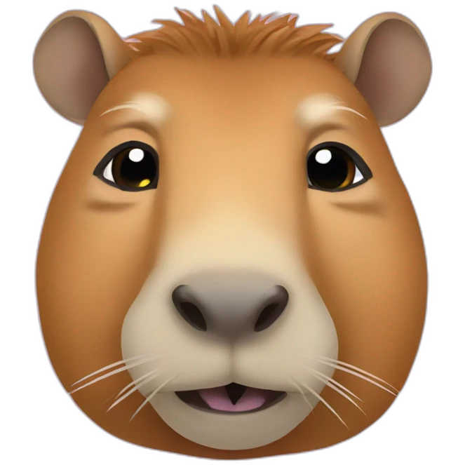 Capybara sur capybara emoji