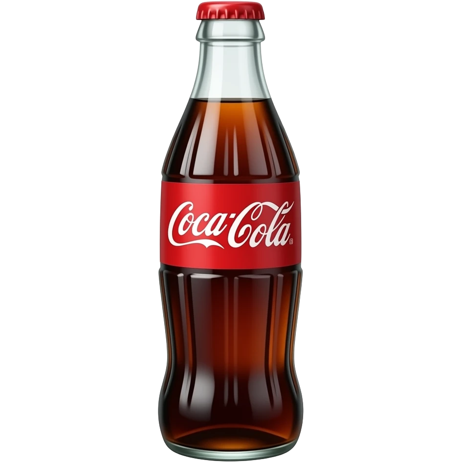 coca cola bottle no labels emoji