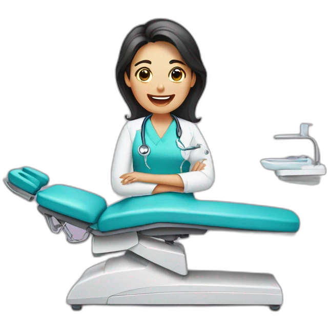 dentista mujer emoji