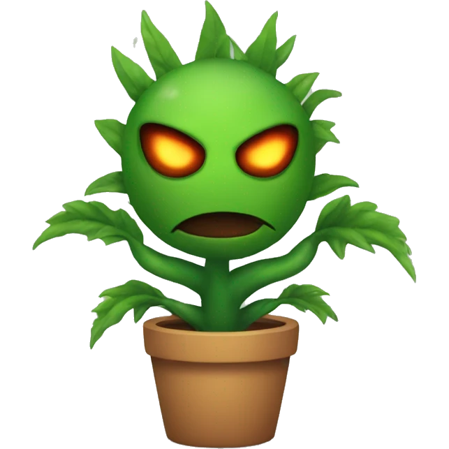 evil plant emoji