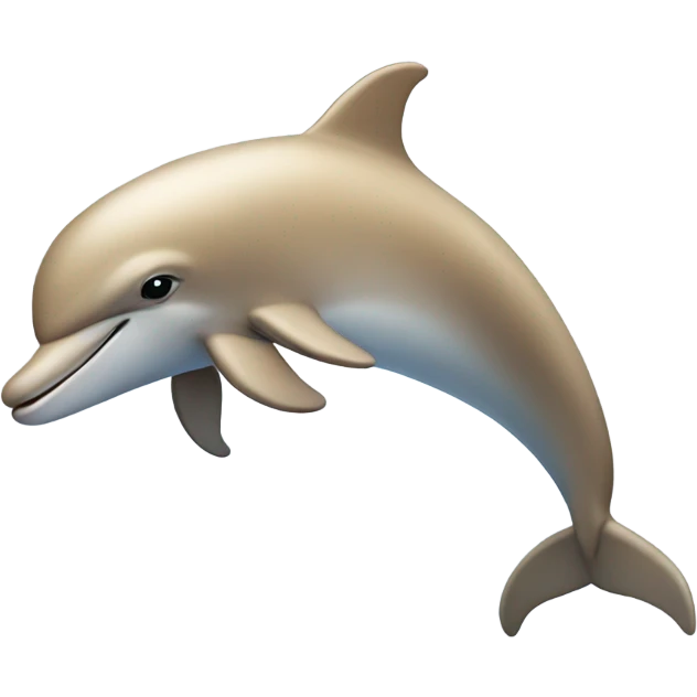Beige dolphin  emoji