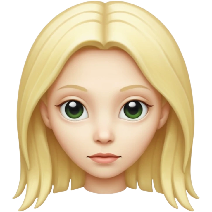 blonde alien emoji