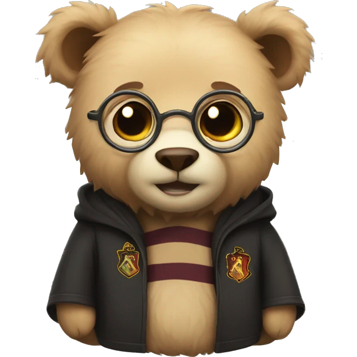Harry Potter cute bear  emoji
