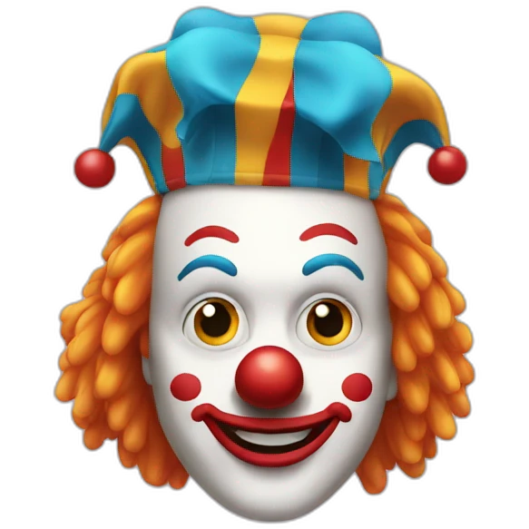 tete de clown emoji