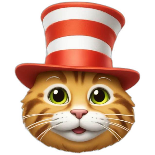 Cat in the hat emoji