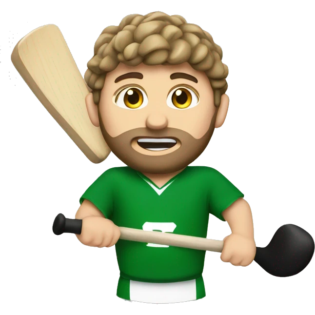 Hurling Irish emoji