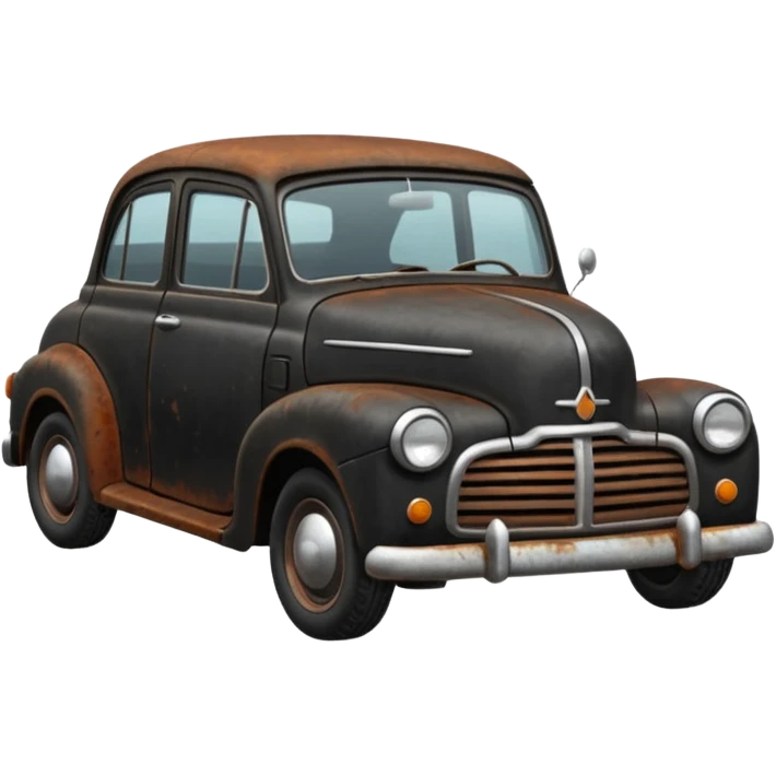 black old car emoji