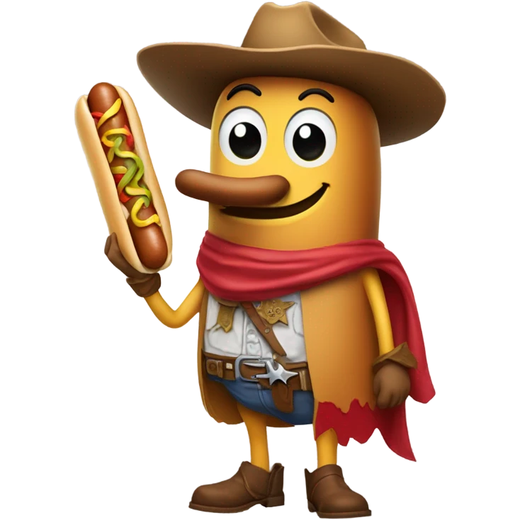 hot dog cowboy emoji