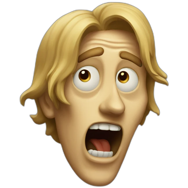 Edvard punch’s The scream emoji