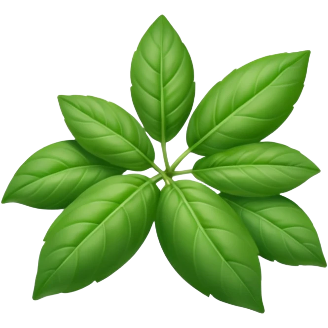 thai basil emoji