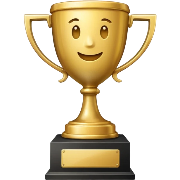 second place trophy emoji