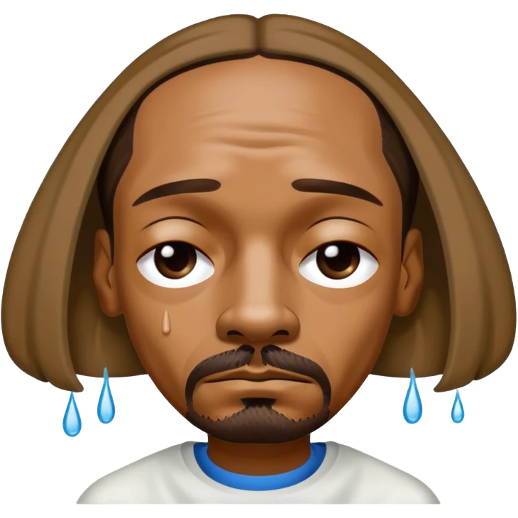 Snoop dog crying emoji