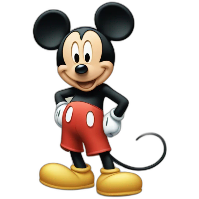 Mickey mouse emoji