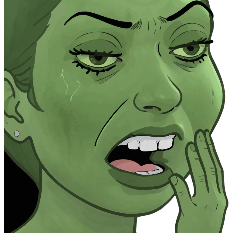 Woman ugly crying emoji