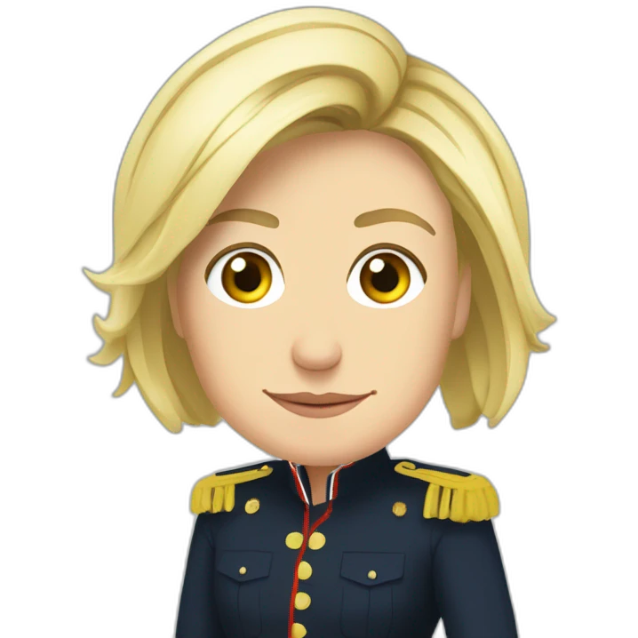 Marine le Pen locks emoji