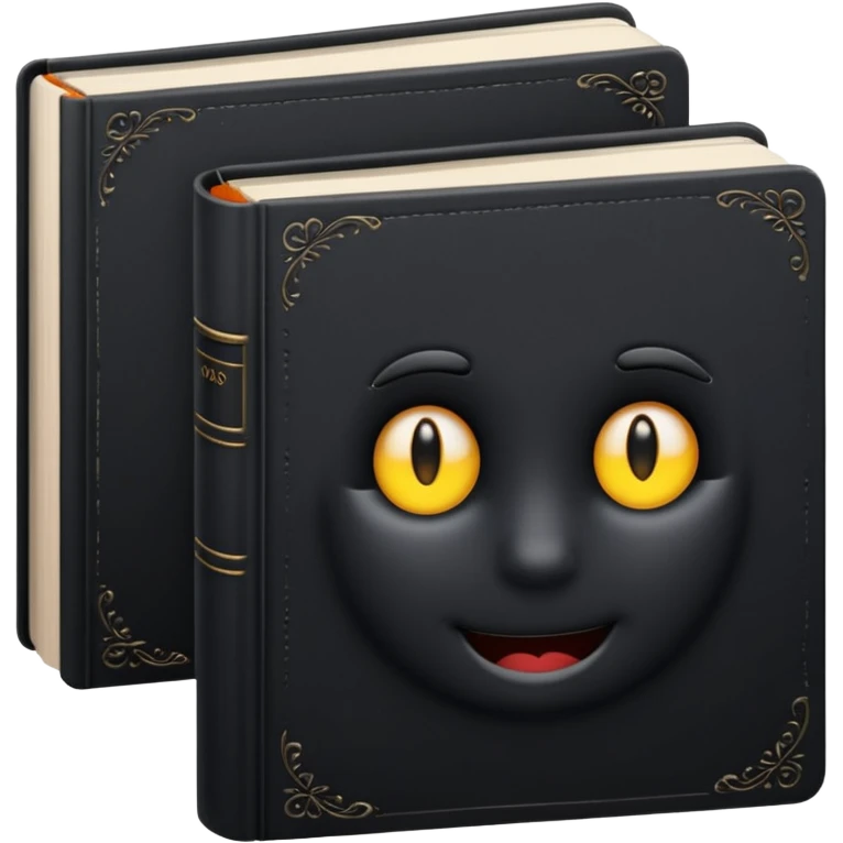 book with completely black pages emoji