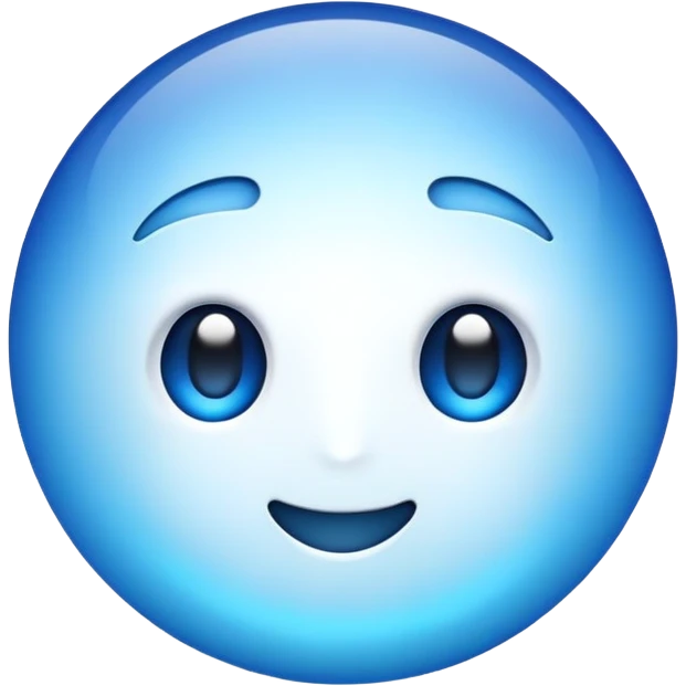 Imoges azul emoji