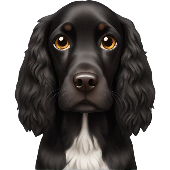 Black Field Spaniel  emoji
