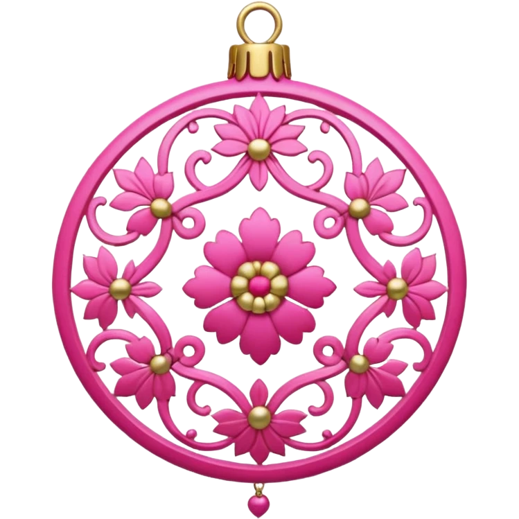 pink Korean Ornaments emoji