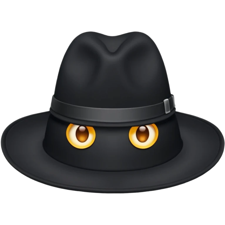 black hat emoji